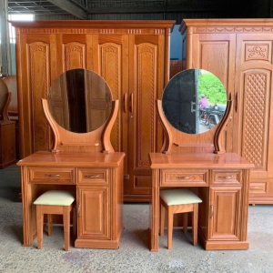 Bàn trang điểm gỗ tự nhiên BNTD03 Đồ Gỗ Hố Nai