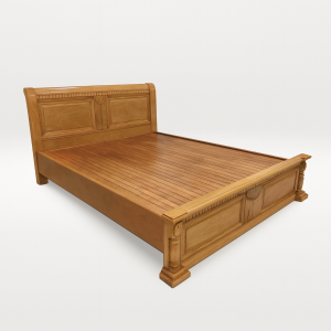 Giường ngủ gỗ tự nhiên GNGO02 Đồ Gỗ Hố Nai